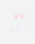 Sounds Good Spray Socks | White