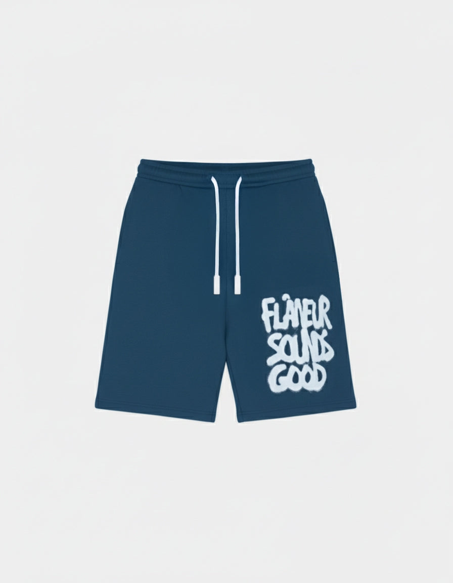 Sounds Good Spray Shorts | Steel Blue