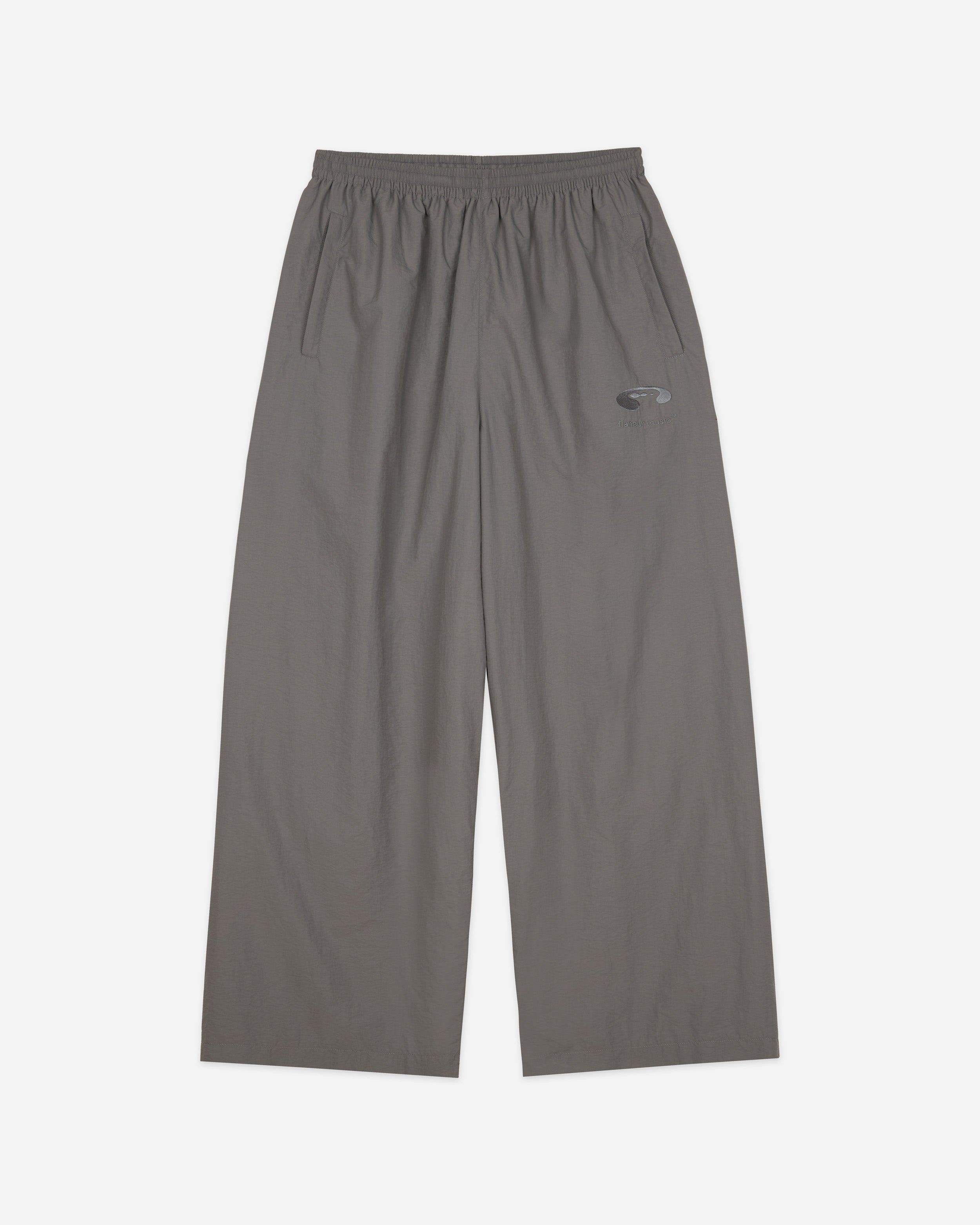 Flâneur Music Oversized Track Pants | Grey