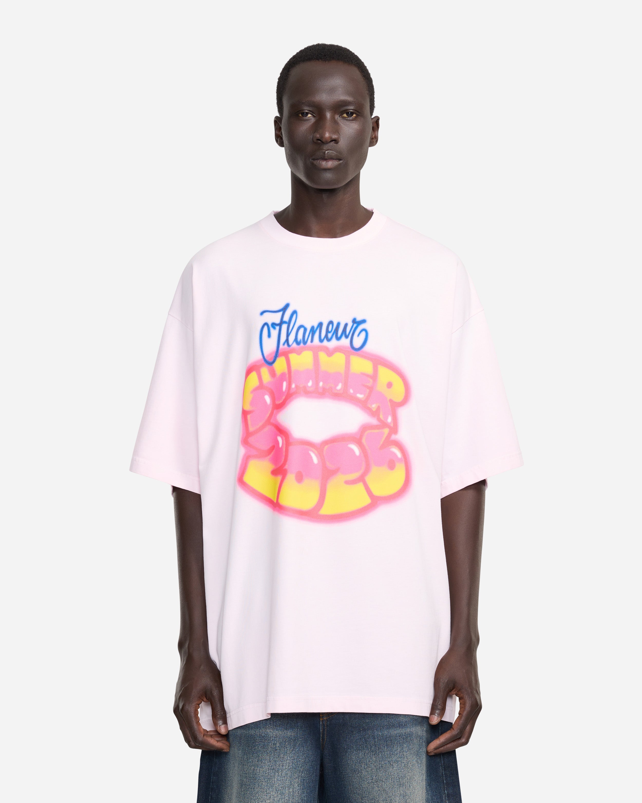 Airbrush Summer T-Shirt | Pink