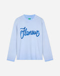 Airbrush Summer Long Sleeve | Washed Blue