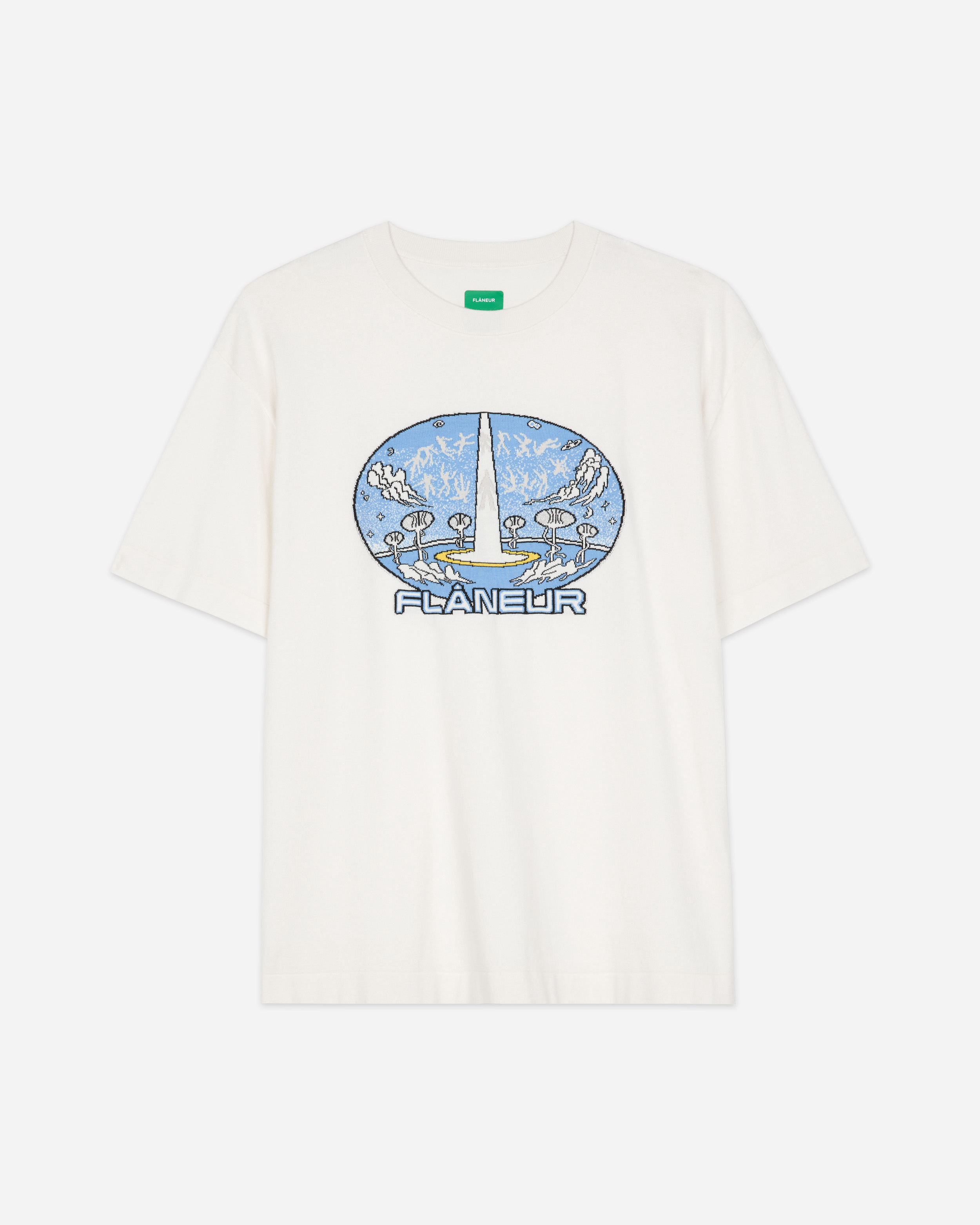 Knitted Euphoric T-Shirt | White