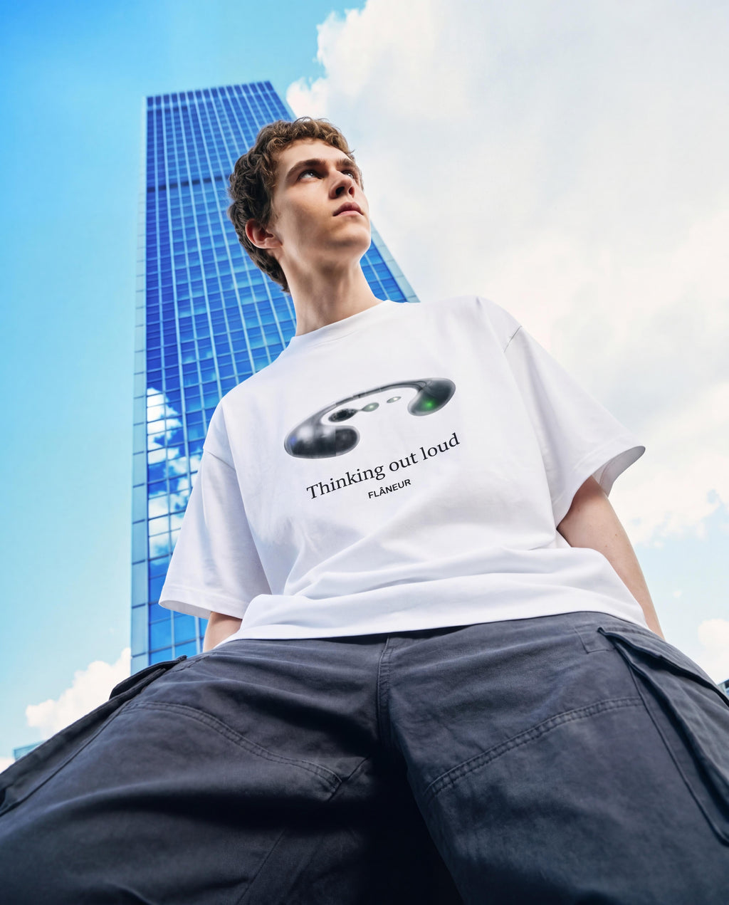 Thinking Out Loud T-Shirt | White