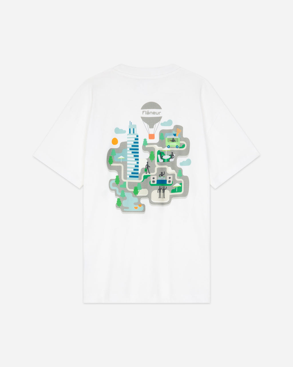 Festival Map T-Shirt | White