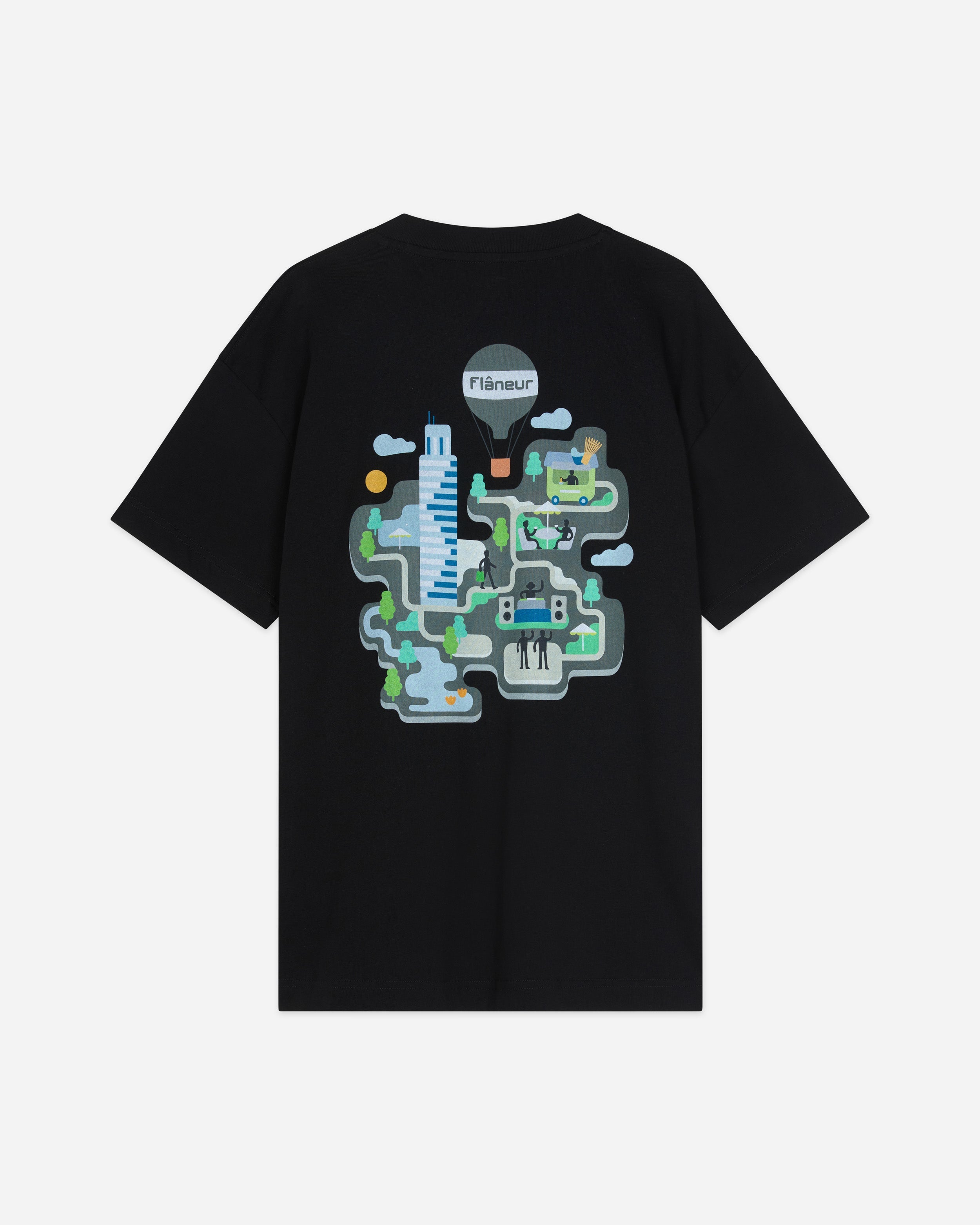 Festival Map T-Shirt | Black