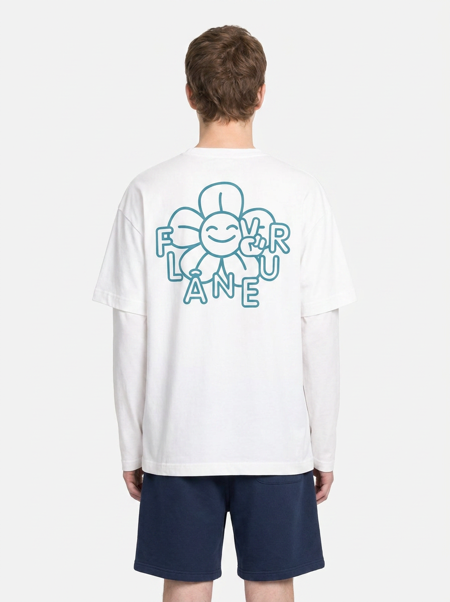 Happy Flower T-Shirt | White