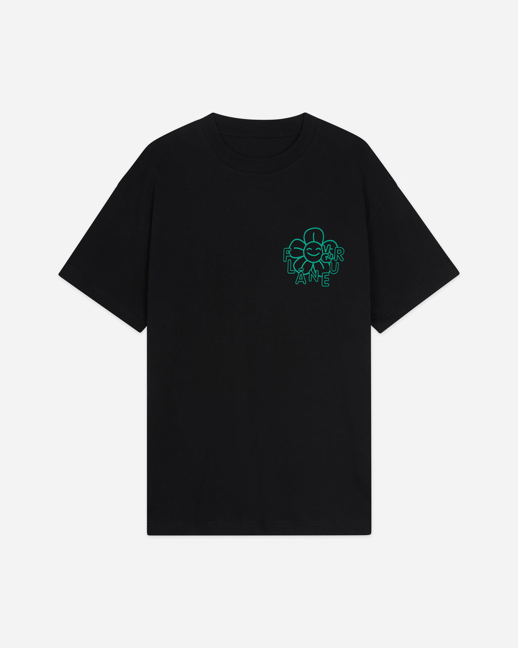 Happy Flower T-Shirt | Black