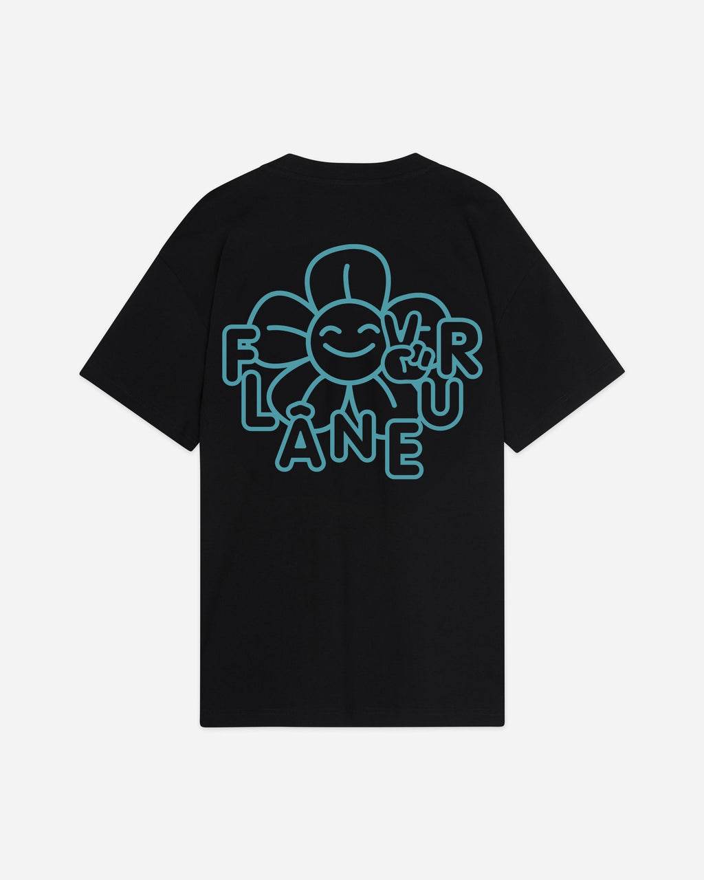 Happy Flower T-Shirt | Black