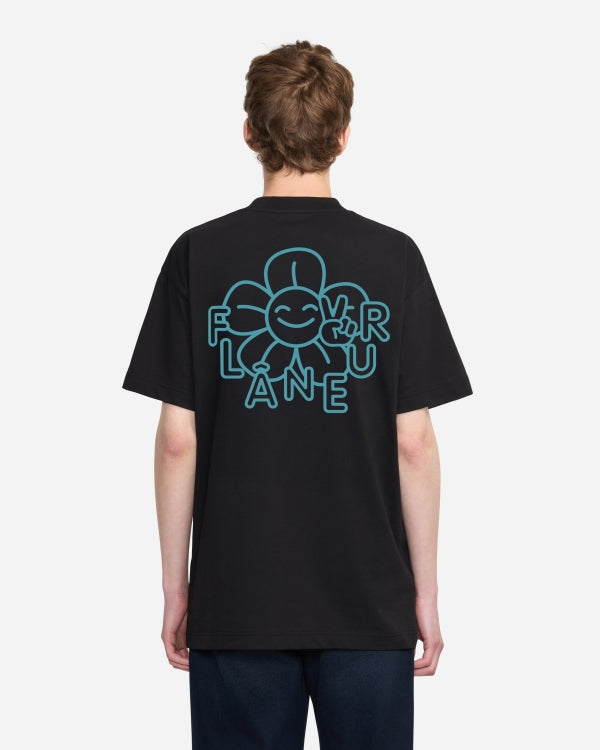 Happy Flower T-Shirt | Black