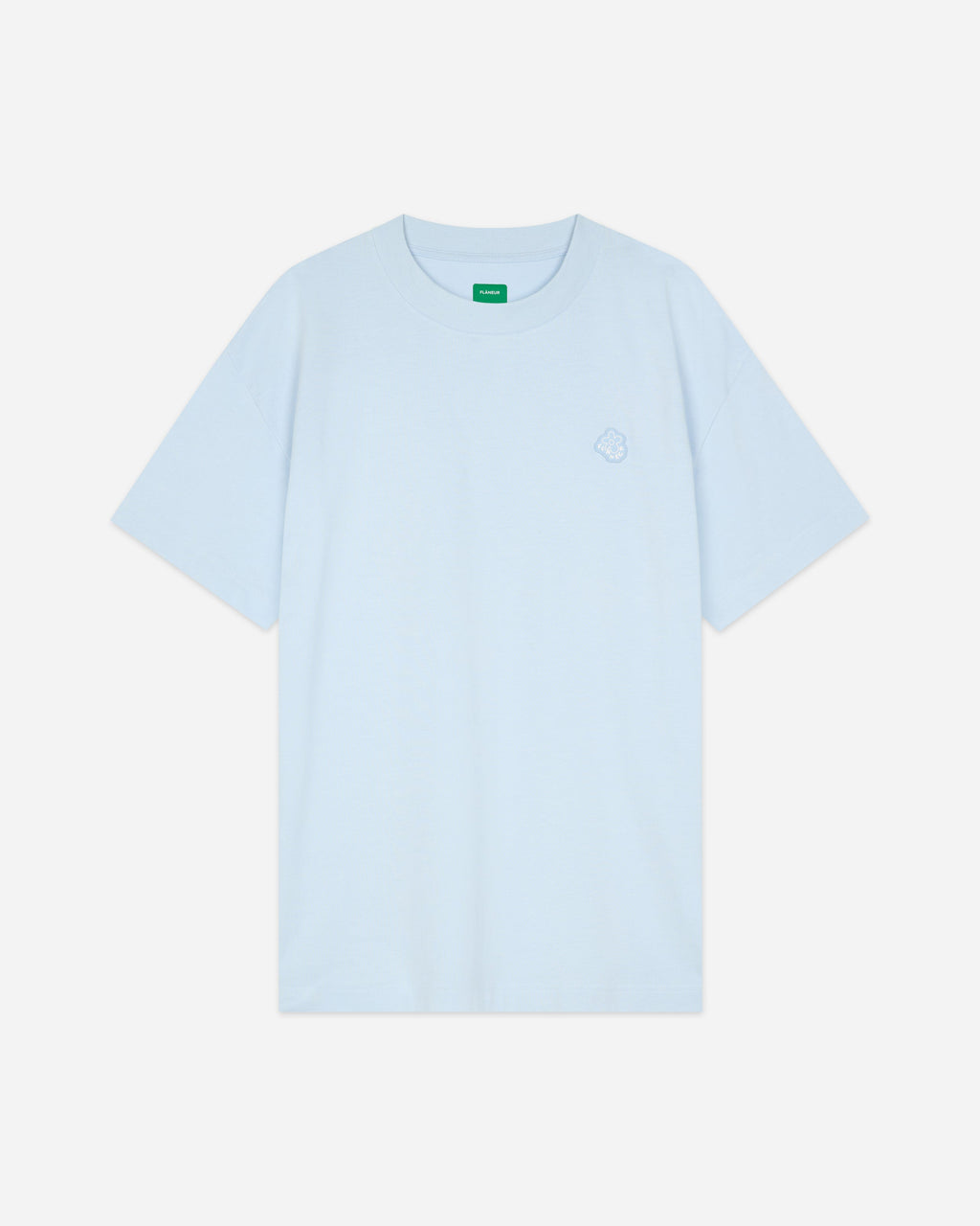 Rubber blossom t-shirt | Light Blue