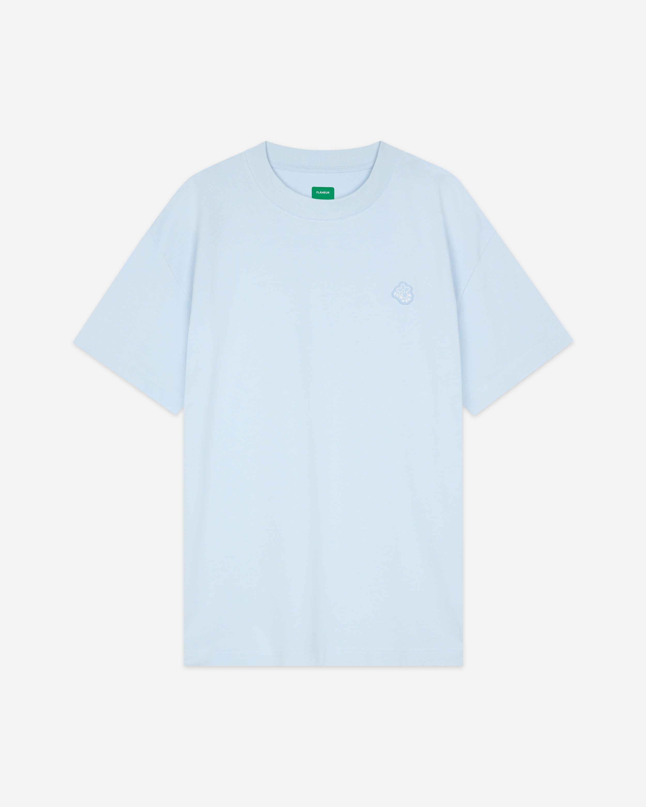Rubber blossom t-shirt | Light Blue