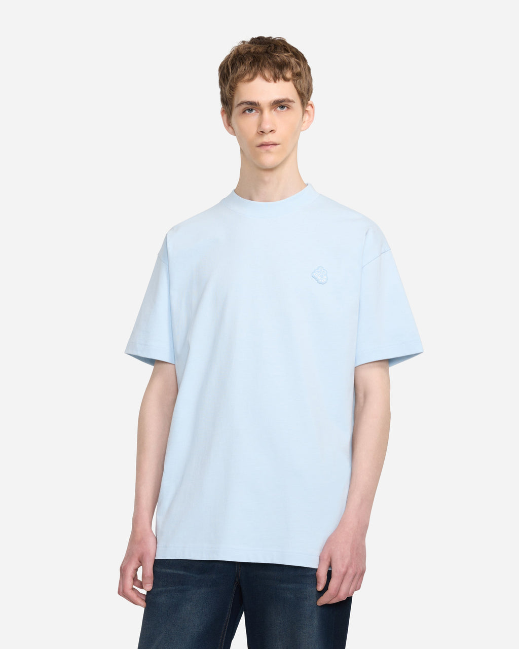 Rubber blossom t-shirt | Light Blue