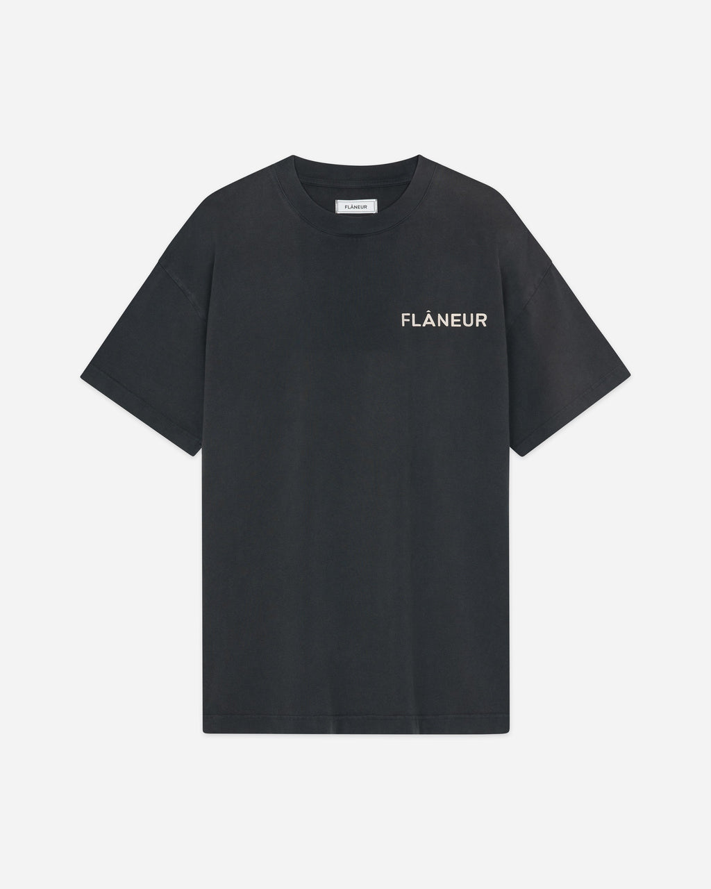 Double Logo T-Shirt Washed | Black