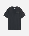 Double Logo T-Shirt Washed | Black