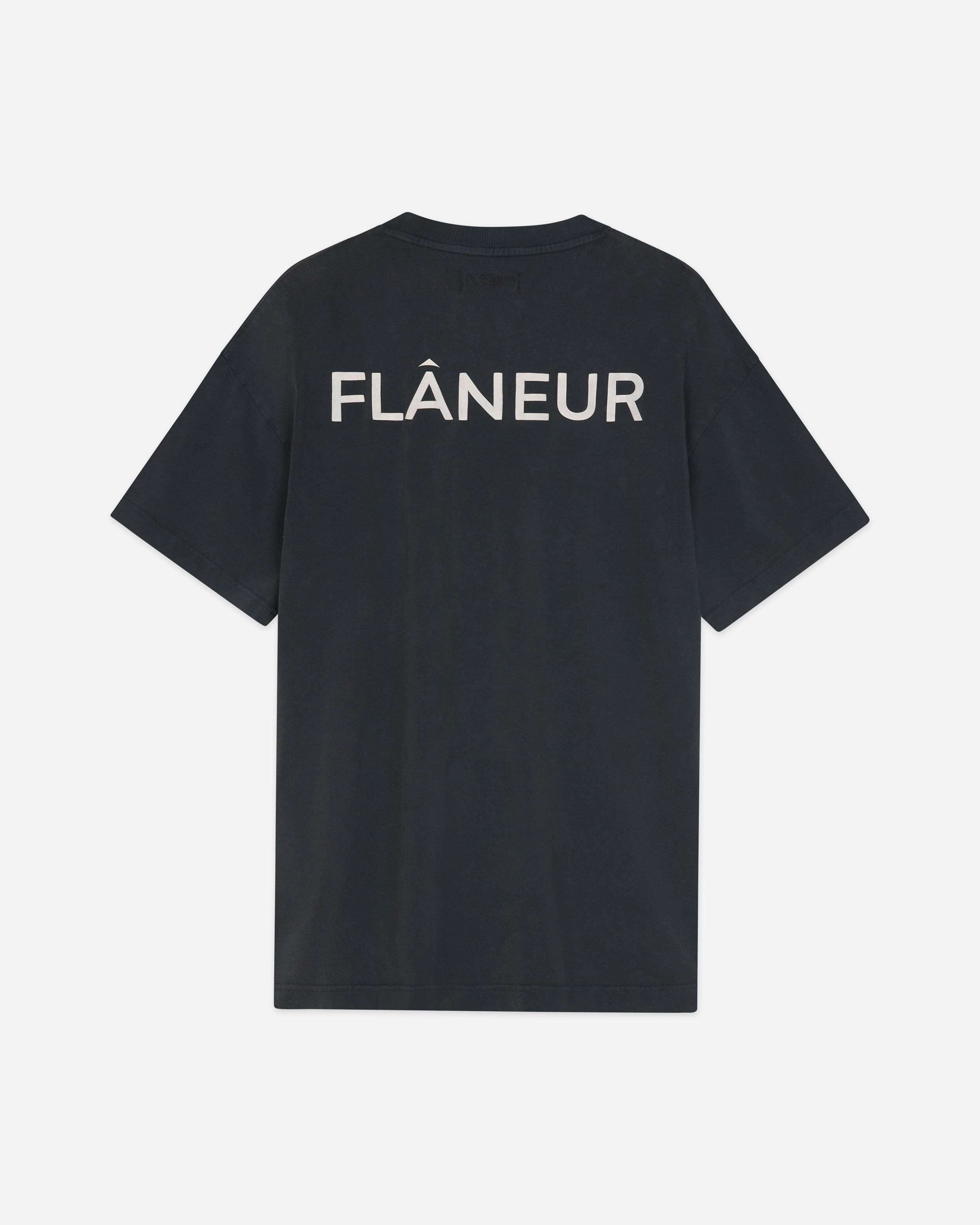Double Logo T-Shirt Washed | Black