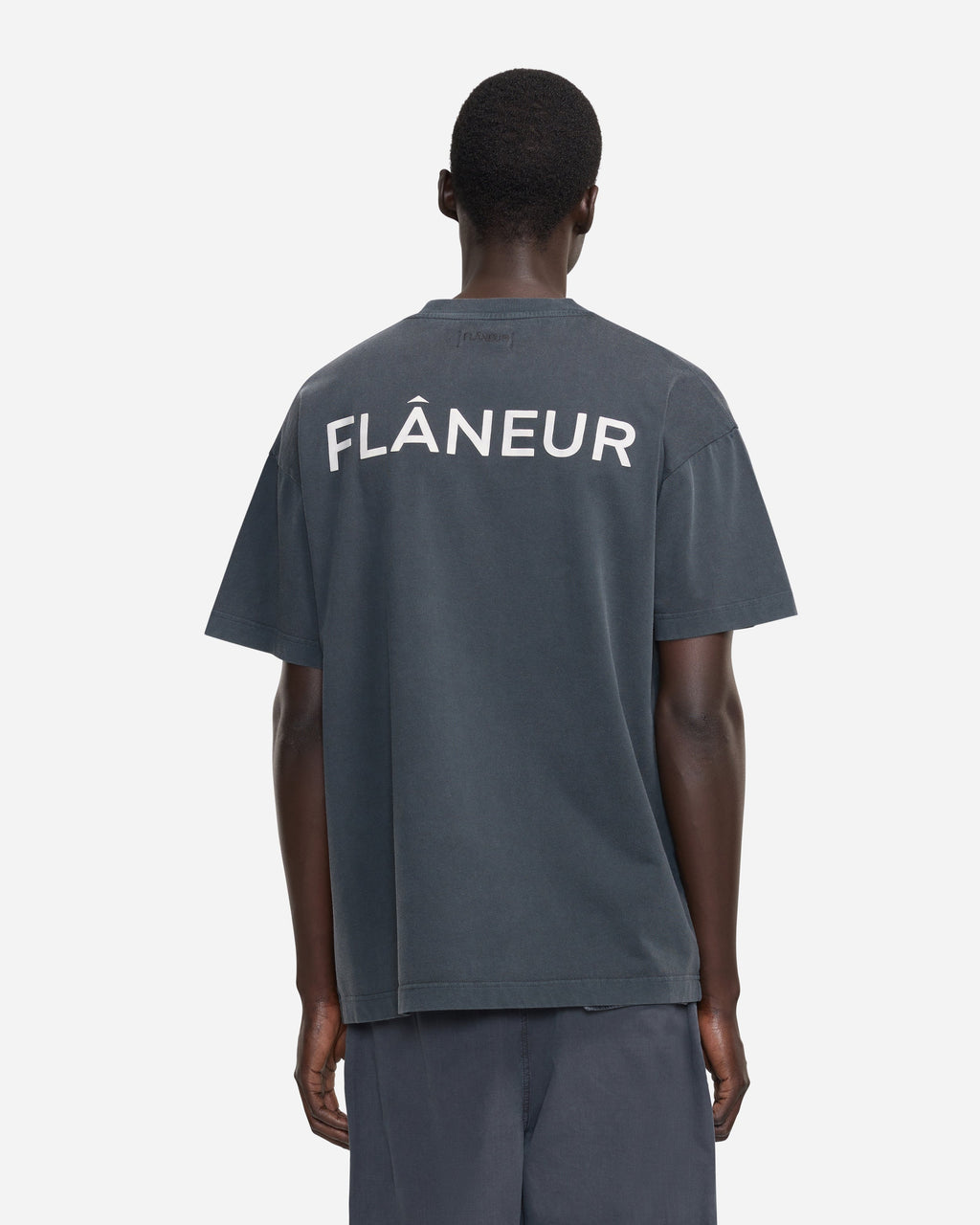 Double Logo T-Shirt Washed | Black