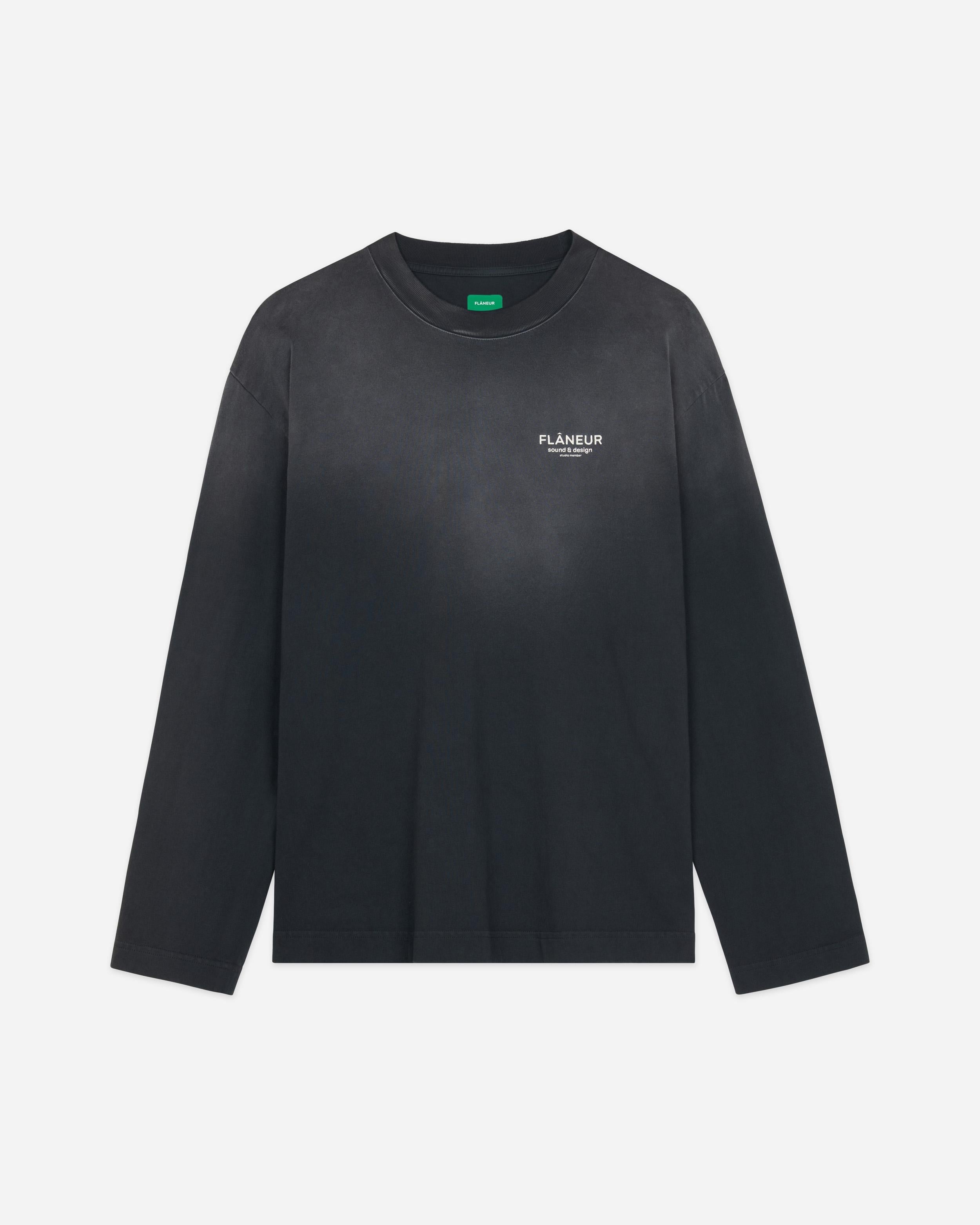 Sound & Design Studio Member Long Sleeve | Washed Black