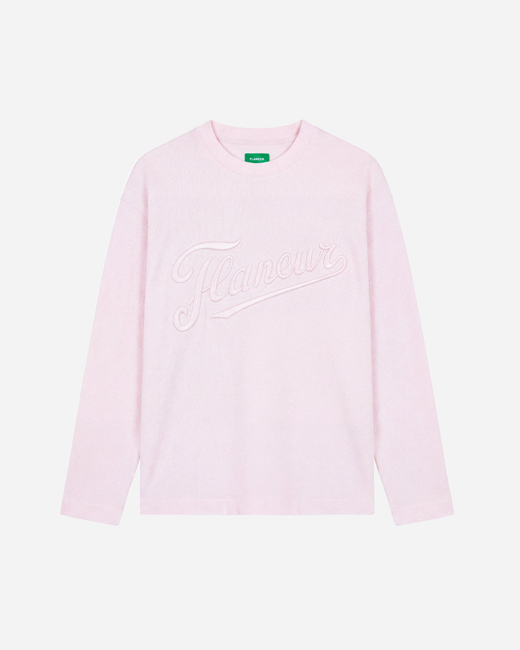 Embroidered Logo Long Sleeve | Pink