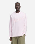 Embroidered Logo Long Sleeve | Pink