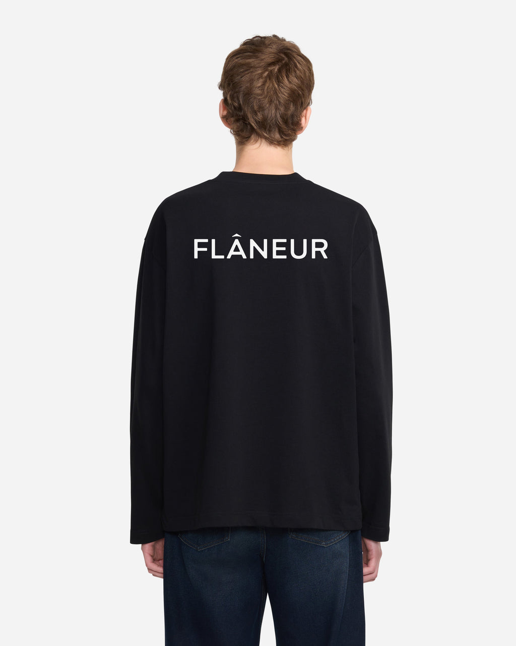 Double Logo Long Sleeve | Black