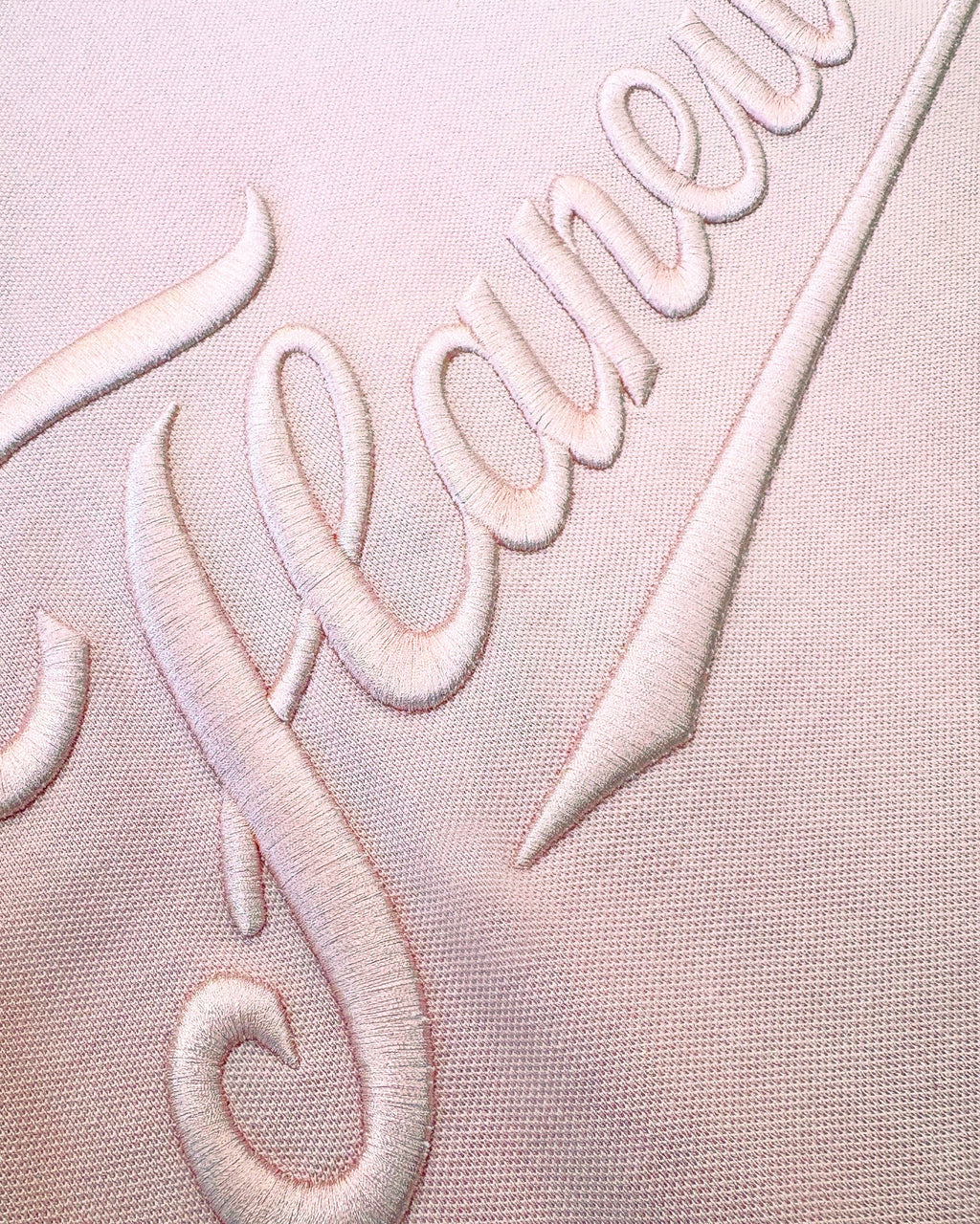 Embroidered Logo Long Sleeve | Pink
