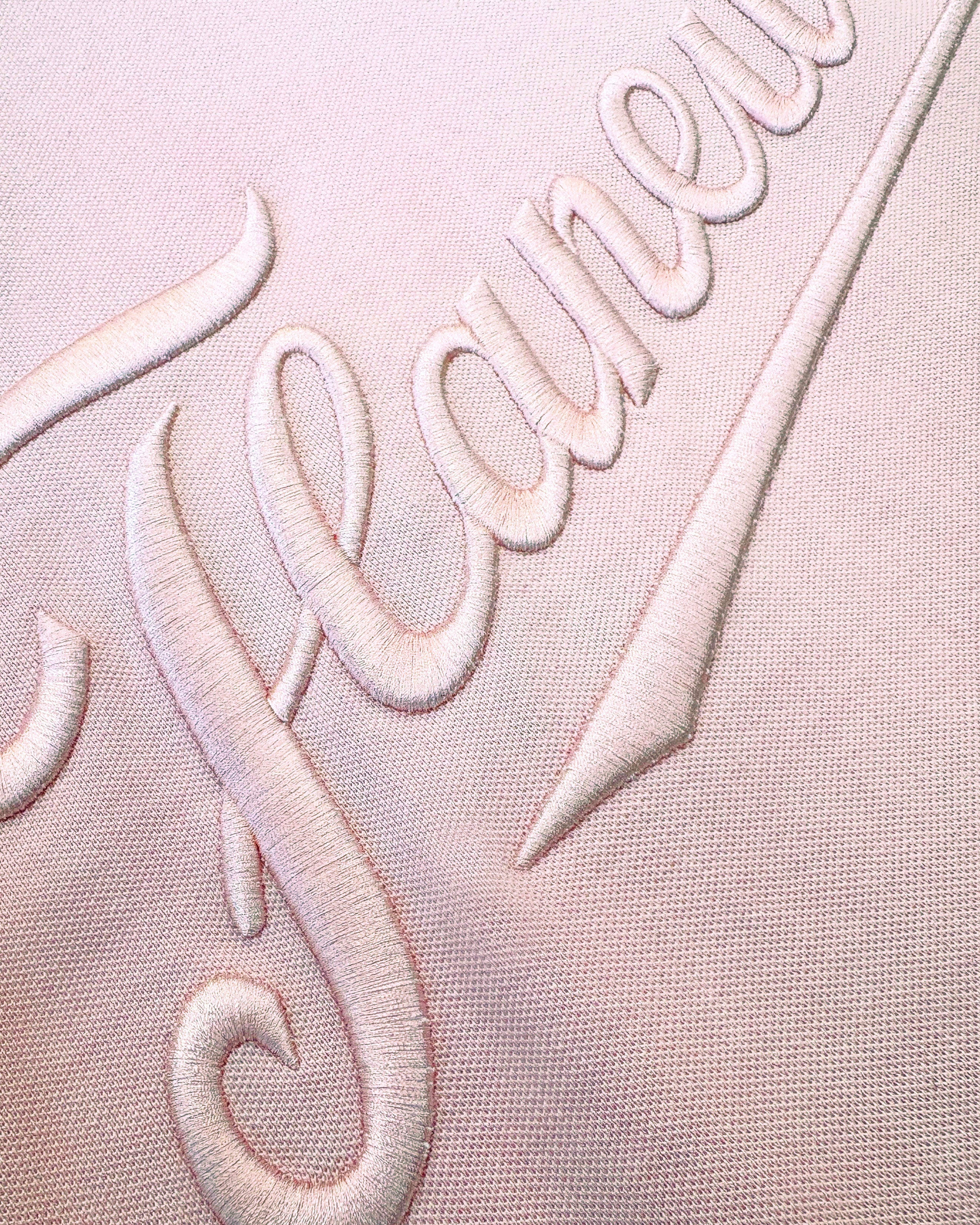 Embroidered Logo Long Sleeve | Pink